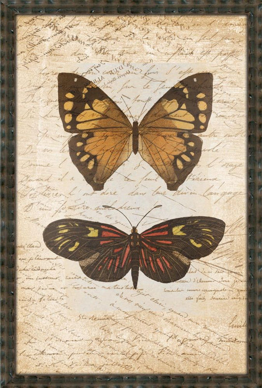 Butterflies With Writing II