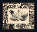Toile Roosters II