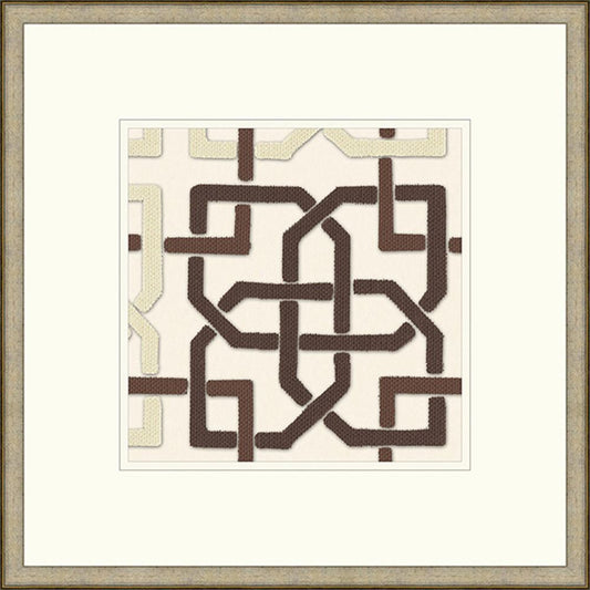 Felt Interlocking - Dark Brown I