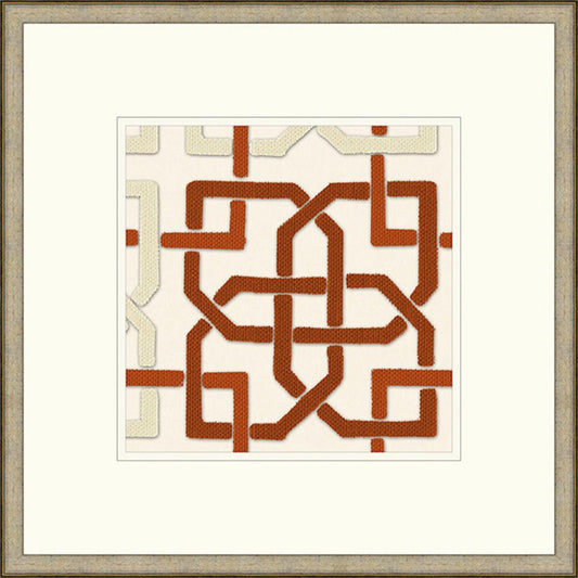 Felt Interlocking - Burnt Sienna I