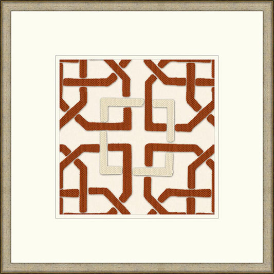 Felt Interlocking - Burnt Sienna II