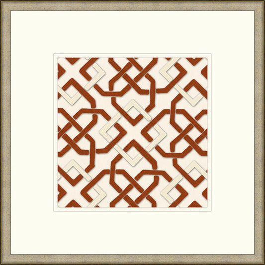 Felt Interlocking - Burnt Sienna III