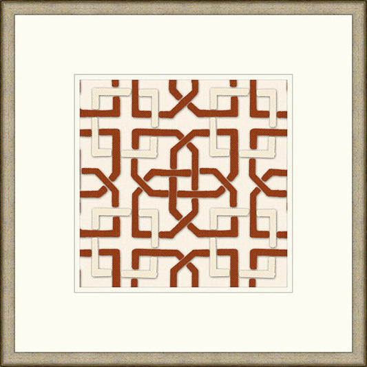 Felt Interlocking - Burnt Sienna IV