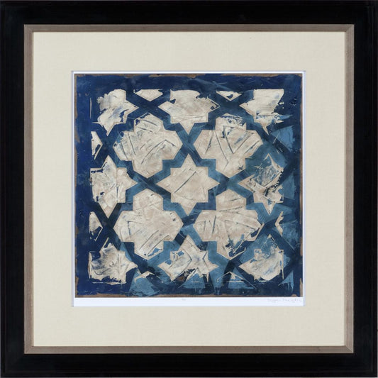 STAINED GLASS INDIGO I