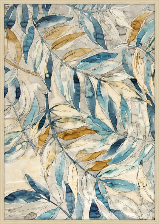 Blue Tangle I Canvas