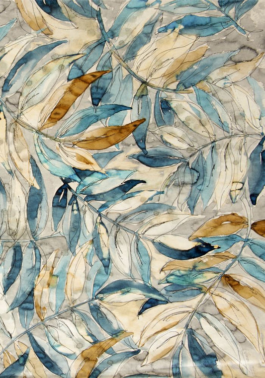 Blue Tangle II Boxed Canvas