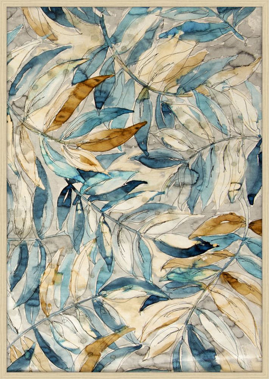 Blue Tangle II Canvas