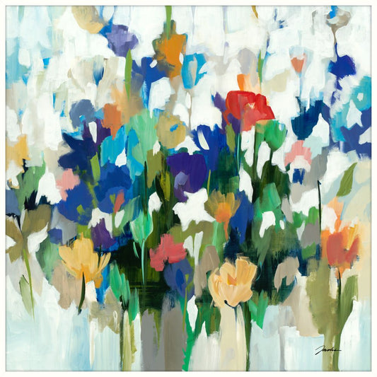 Corner Flower Stand on Canvas