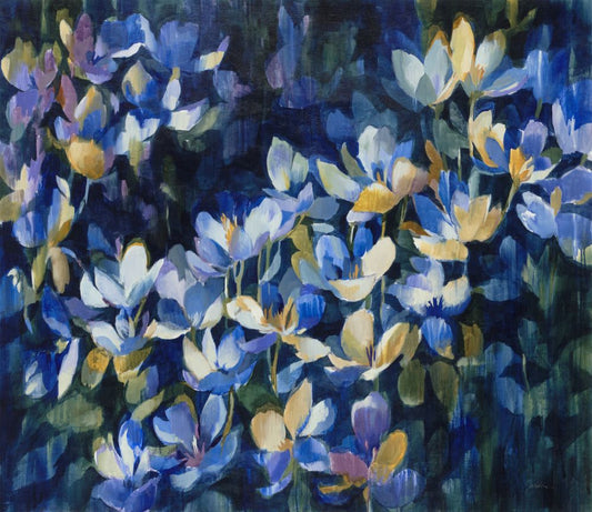 Blue Buttercups Boxed Canvas