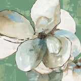 Emerald Flower II Boxed Canvas