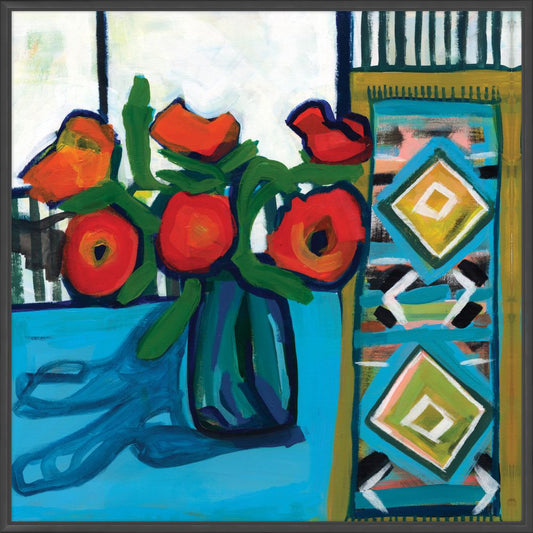 Poppies on Canvas