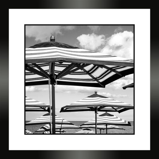 Petite Black & White Umbrellas II