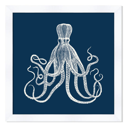 Octopus in Blue Reverse