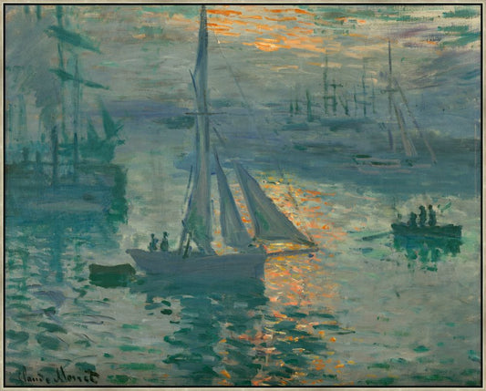Sunrise (Marine), Claude Monet, 1872 or 1873 on Canvas