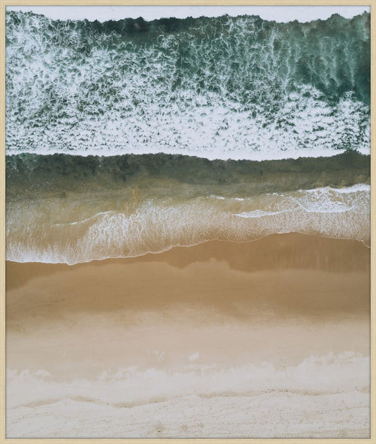 Sand and Foam on Canvas