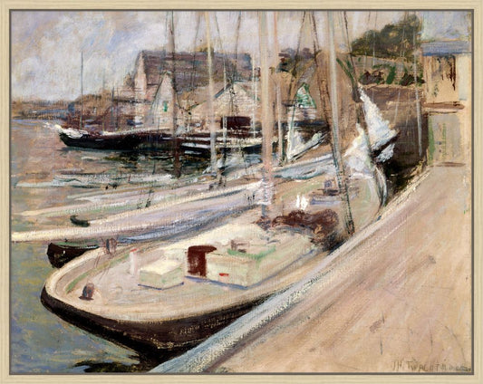 Fishing Boats at Gloucester, John Henry Twachtman, 1901 on Canvas