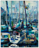 Edmonds Marina on Canvas
