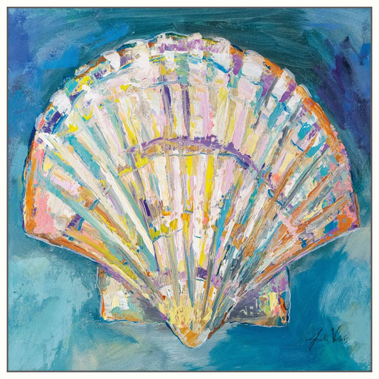 Scallop Shell on Canvas