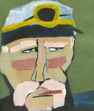 Sailor with Captain's Hat Boxed Canvas