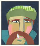 Sailor with Green Cap on Canvas