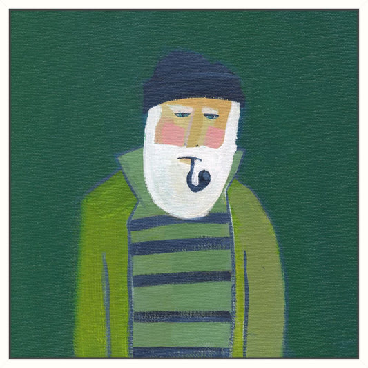 Sailor with Green Coat on Canvas