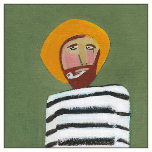 Sailor with Striped Shirt on Canvas