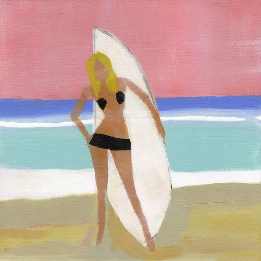 Surfer Girl I Boxed Canvas