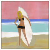 Surfer Girl I on Canvas