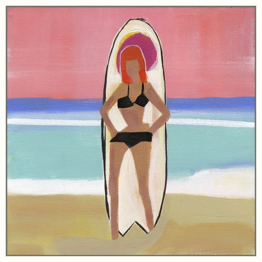 Surfer Girl IV on Canvas
