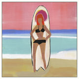 Surfer Girl IV on Canvas