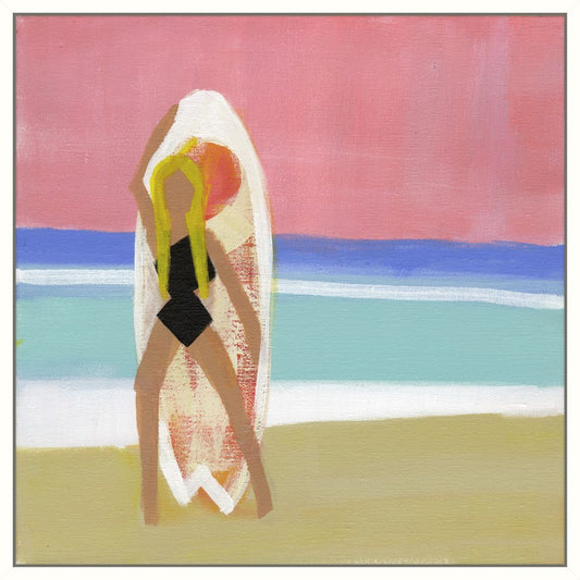 Surfer Girl V on Canvas