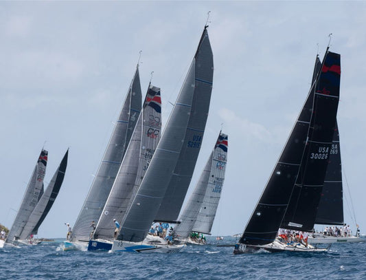 America's cup -the Race on Boxed Canvas