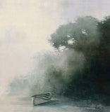 Coastal Solitude on Boxed Canvas