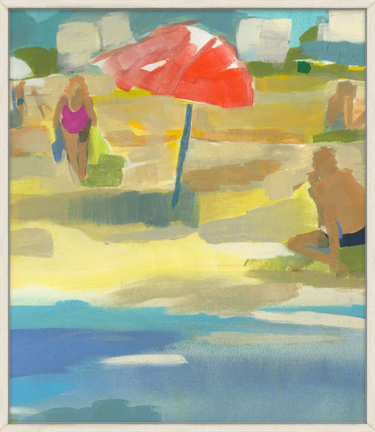 Friends on the Beach II on Canvas