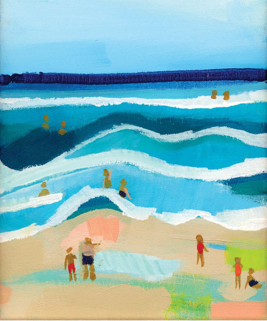 Frolicking I on Boxed Canvas