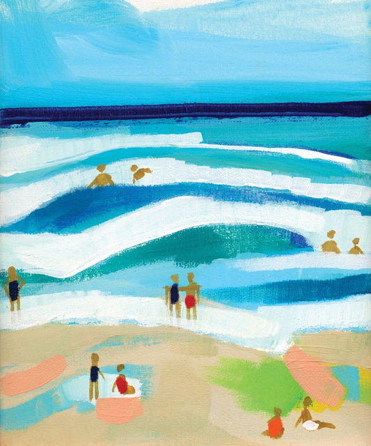 Frolicking II on Boxed Canvas