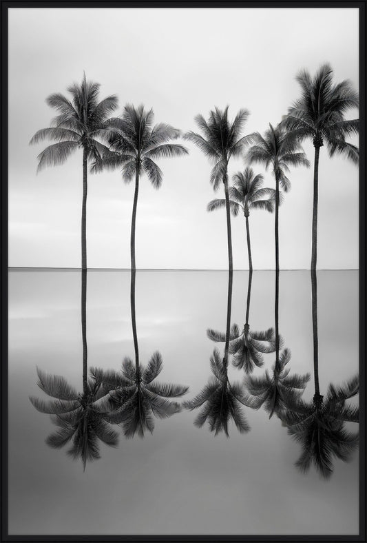 Palm Trees Reflections Ii