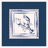 Blue Lobster On Blue