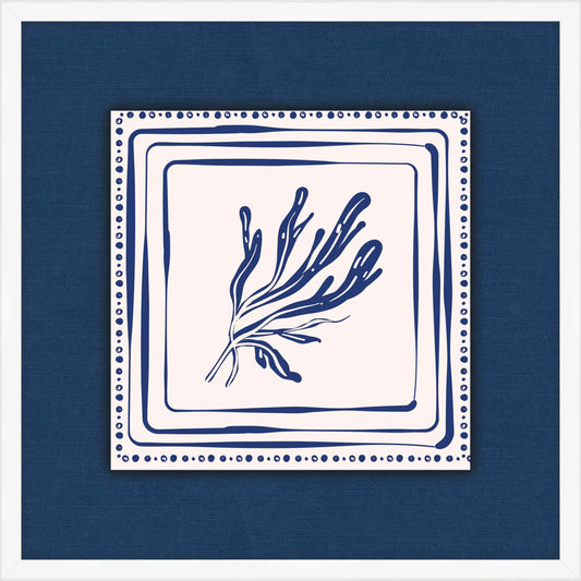 Blue Coral On Blue
