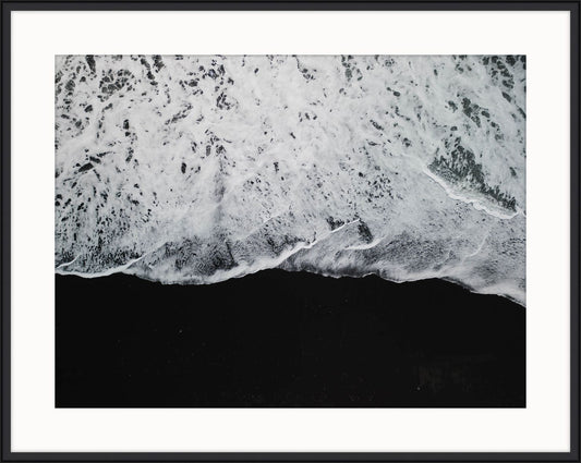 White Waves Black Sand