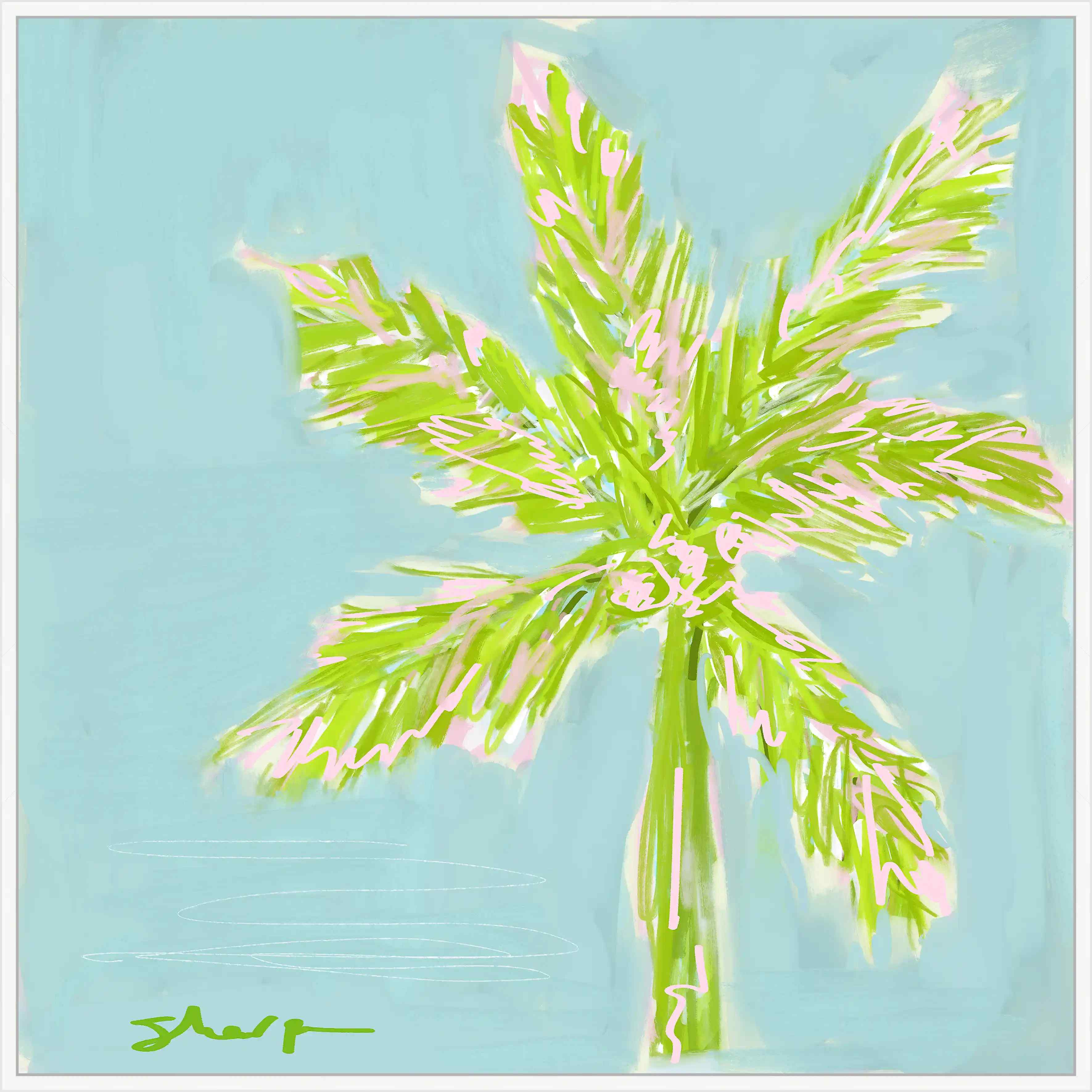 Shell Beach  On Canvas