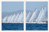 The Fleet Racing Copa del Rey Mapfre Sailing Competition Diptych