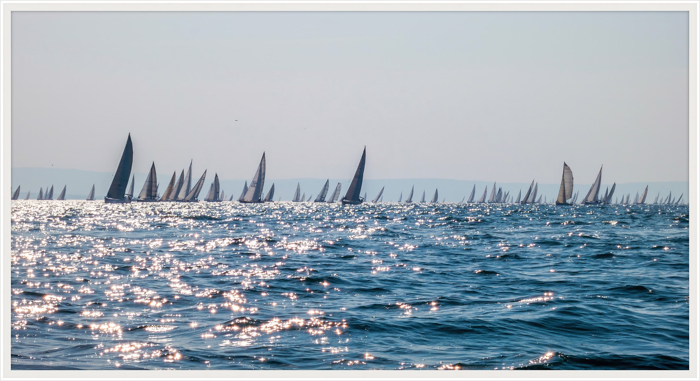 Sailboats on Crystal Waters