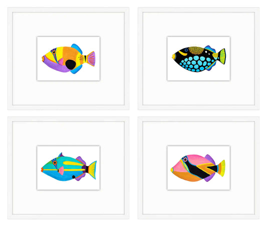 Fish Story Set Of 4