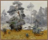 Moose Family ,Rono 1930 On Canvas