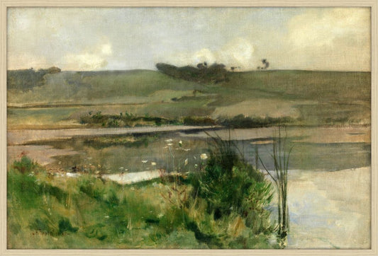 Arques-la-Bataille ca. 1884 - John Henry Twachtman Canvas