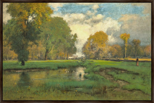 October, George Inness, c. 1882-6 on Canvas