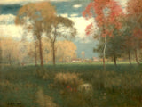Sunny Autumn Day, George Inness, 1892 Boxed Canvas