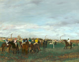 The Races, Edgar Degas, 1872 Boxed Canvas