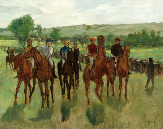 The Riders, Edgar Degas, 1885 Boxed Canvas